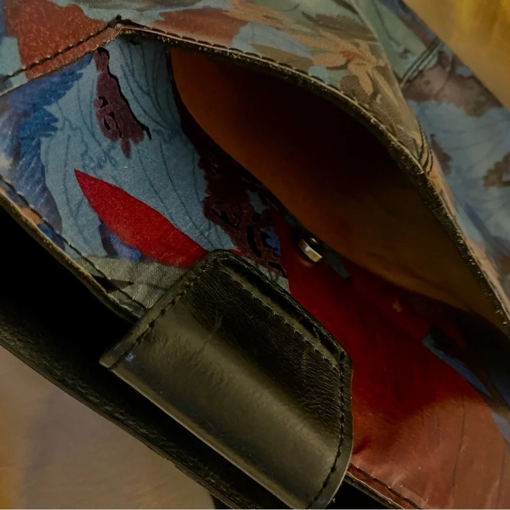 Patricia Nash Multicolor Floral Shoulder Bag NWOT has bag - Picture 5 of 14